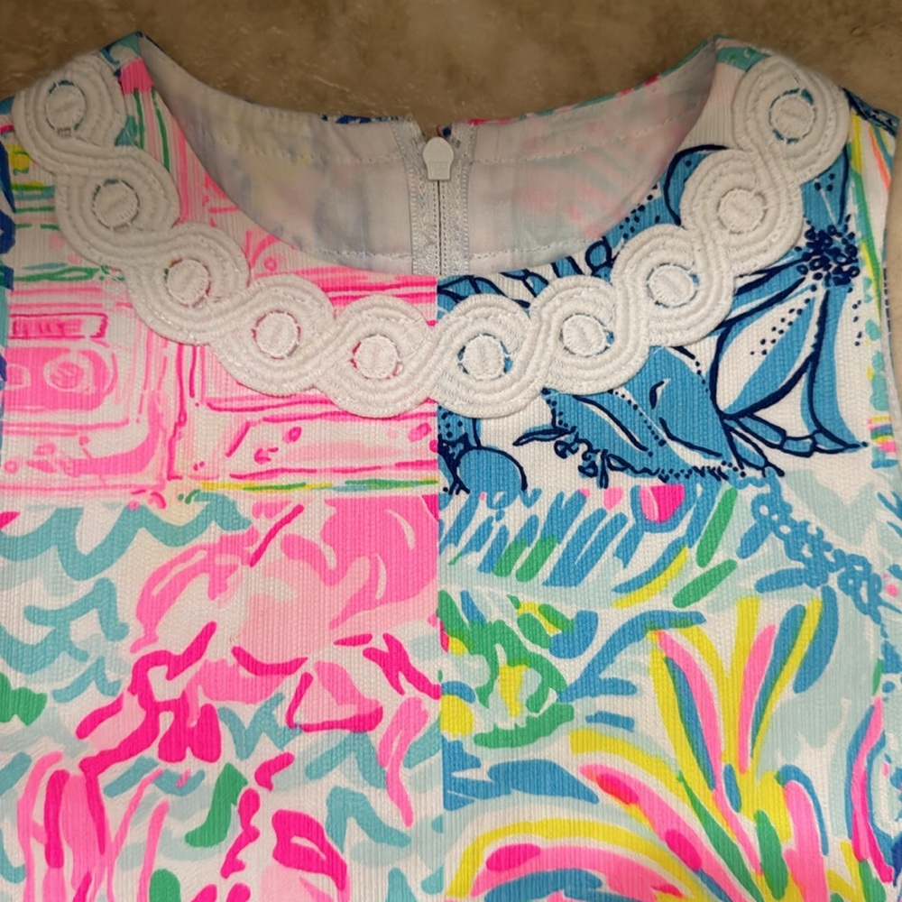 Lilly Pulitzer shift dress girls size 3 - Picture 3 of 4